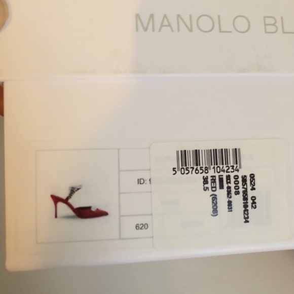 Manolo Blahnik Lurum 90 Embellished Satin Mules - Picture 13 of 13